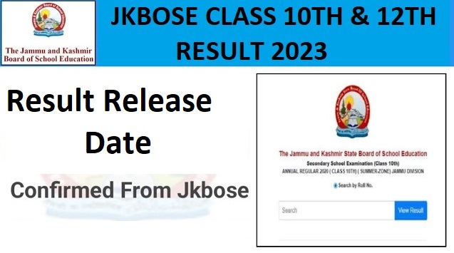 JKBOSE 10th & 12th Result 2023 Release Date , Check Now