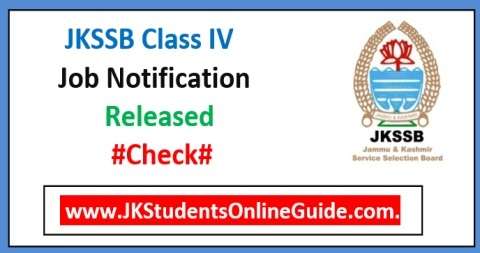 JKSSB Class IV Recruitment 2024, Check Qualification and Notification