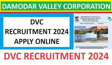 DVC Recruitment 2024, Apply for Various Post, Check Details