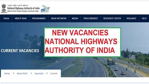 NHAI Recruitment 2024, 60 Vacancies, Apply Online