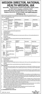 J&K NHM Recruitment 2024: Check Eligibility, Vacancy, Salary upto 85,000