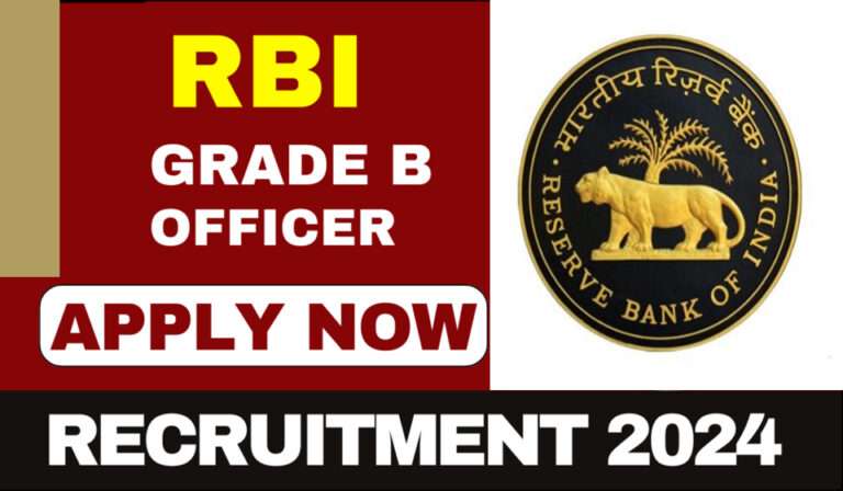 RBI Grade B Recruitment 2024 for 94 Officers Posts ending on 16 August